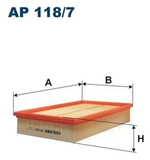 Воздушный фильтр Filtron AP118/7 MERCEDES